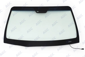 HYUNDAI SANTA FE 2006- СТЕКЛО ВЕТРОВОЕ ЗЕЛЕНОЕ/ГОЛУБАЯ ПОЛОСА -С ОБОГРЕВОМ ЗОНЫ ДВОРНИКОВ-ДАТЧИК СВЕТА/ДОЖДЯ-VIN ОКНО- ИЗМЕНЕНИ от Уценка