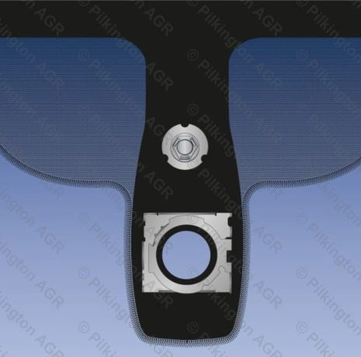 BMW 5 SERIES GT F07 2009-лобовое стекло, серая с/з полоса, датчик дождя, Vin