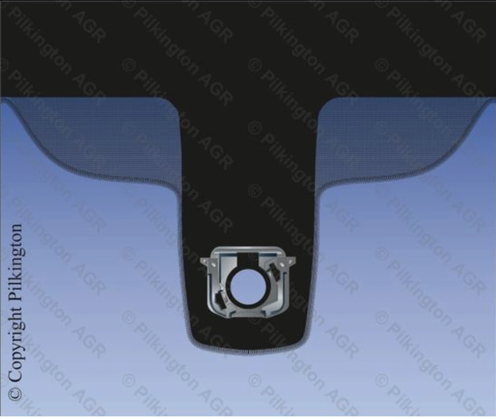 BMW 7 SERIES (F01/F02) 2012- лобовое стекло, антибликовое покрытие, датчик дождя (маленький), Head-Up Display, VIN от BENSON