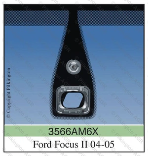 FORD FOCUS II 2004- лобовое, ДД, VIN, молдинг от Fuyao