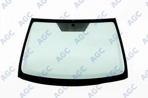 TOYOTA COROLLA 2007- Стекло лобовое зеленое, молдинг от AGC