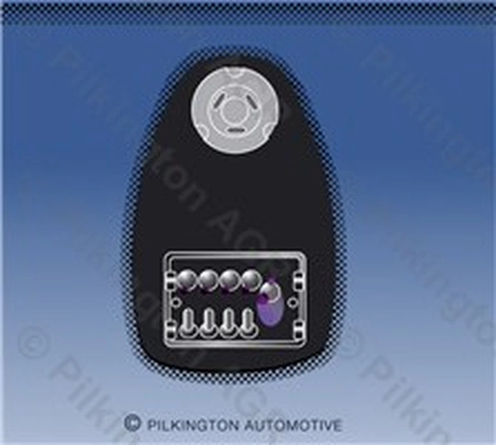 BMW 5 SERIES 09/2001- ветр зелен+VIN+датчик от Fuyao