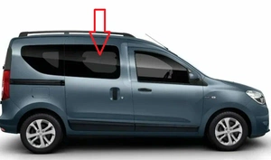DACIA DOKKER 5D VAN 2012- стекло боковое в правой задней двери открывающееся от BENSON