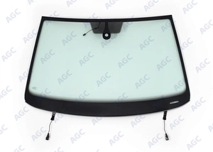 VOLKSWAGEN POLO V 4D СЕД 2015- Стекло лобовое зеленое, полный обогрев, ДД, Vin от Fuyao