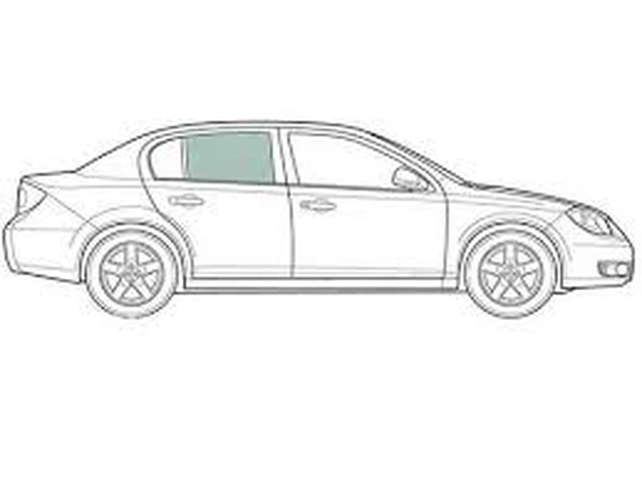 BMW 5 SERIES/седан, 4 двери/86- правое задней двери зел от NordGlass