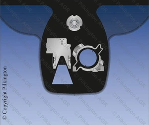 BMW 7 SERIES (F01/F02) 2010-2015-- стекло ветровое Хамелеон+ДД+HUD дисплей+VIN+ас.движ.по полосе